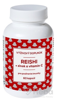 Naturvita Reishi + Zinok a vitamín C  60 kapsúl