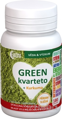 Astina GREEN kvarteto + Kurkuma  tbl 1x180 ks