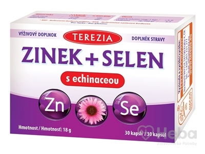 Terezia Zinok + Selén s echinaceou  30 kapsúl