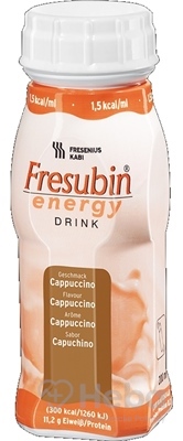 Fresubin Energy DRINK  príchuť kapučíno, sol 4x200 ml (800 ml)