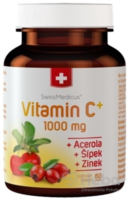 SwissMedicus Vitamín C+ 1000 mg  60 kapsúl