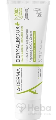 A-DERMA DERMALIBOUR+ Reparačný CICA-Krém  pre podráždenú kožu 1x50 ml
