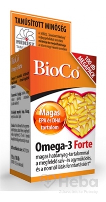 BioCo Omega-3 Forte MEGAPACK  cps 1x100 ks