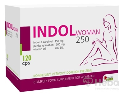 Indol Woman 250  cps (pre ženy) 1x120 ks