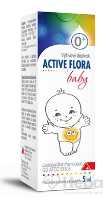 ACTIVE FLORA baby  perorálne kvapky (inov.2022) 1x5 ml