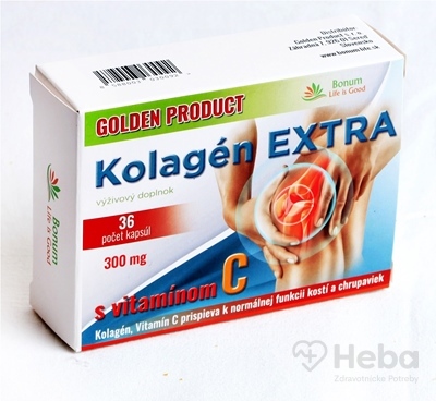 Golden Product Kolagén Extra s vitamínom C 40 mg  36 kapsúl