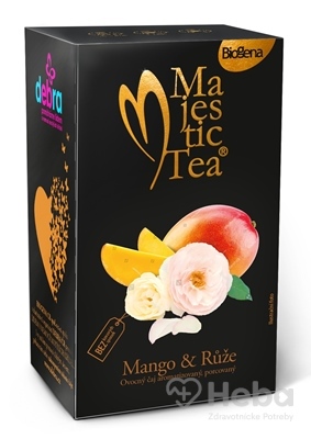 Biogena Majestic Tea Mango & Ruža  ovocný čaj 20x2,5 g (50 g)