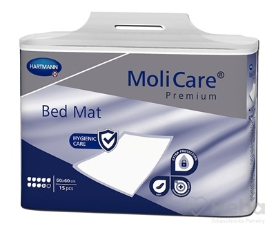 MoliCare Premium Bed Mat 9 kvapiek 60x60 cm  absorpčné podložky 1x15 ks