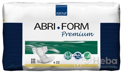 ABENA ABRI FORM Premium S4  plienkové nohavičky priedušné, boky 60-85 cm, savosť 2200 ml, 1x22 ks