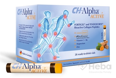 CH-Alpha ACTIVE  ampulky na pitie (á 30 ml) kolagénové peptidy, 1x28 ks