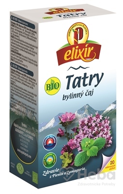 AGROKARPATY BIO Tatry  bylinný čaj, čistý prírodný produkt 20x1,5 g (30 g)