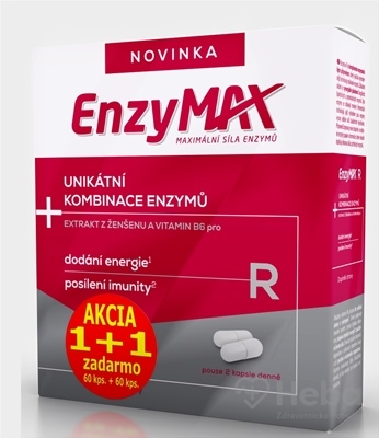 EnzyMAX R Akcia 1+1  cps 60+60 zadarmo (120 ks)