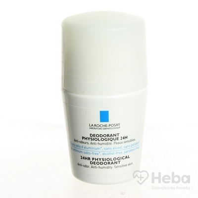 La Roche-Posay fyziologický 24H roll-on deodorant na citlivú pokožku  50 ml guľôčkový deodorant