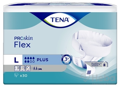 TENA Flex Plus L  inkontinenčné nohavičky s rýchloupevňovacím pásom 1x30 ks
