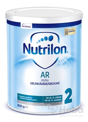Nutrilon 2 AR  mliečna výživa v prášku (od ukonč. 6. mesiaca) (inov. 2019) 1x800 g