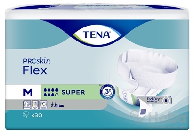 TENA Flex Super M  inkontinenčné nohavičky s rýchloupevňovacím pásom 1x30 ks
