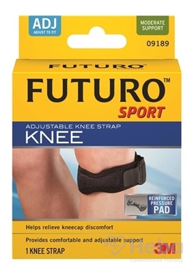 3M FUTURO SPORT podporný popruh na koleno  pevná opora, (09189) 1x1 ks