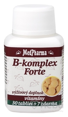 MedPharma B-komplex Forte  37 tabliet (30+7 zadarmo)
