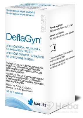 DeflaGyn aplikačná súprava  vaginálny gél 40 ml + 1 aplikátor, 1x1 set
