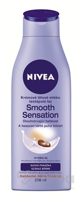 NIVEA Smooth Sensation, Krémové telové mlieko, 250ml
