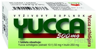 NATURVITA YUCCA 500 mg Yucca shidigera  tbl 1x60 ks