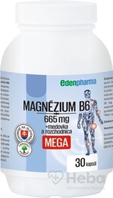 EDENPharma Magnézium B6 Mega  30 kapsúl