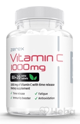 Zerex Vitamín C 1000 mg  100 tabliet s postupným uvoľňovaním