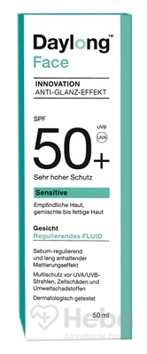Daylong Face Sensitive tónovaný fluid SPF50+  50 ml opaľovací fluid