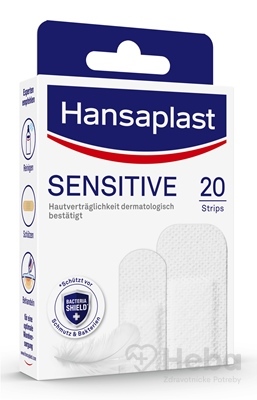 Hansaplast Sensitive  hypoalergénna náplasť 1x20 ks