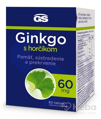 GS GINKGO 60MG S HORCIKOM 60TBL 300701