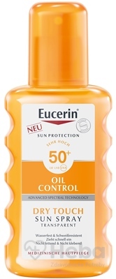 Eucerin Sun Sensitive Protect transparentný sprej na opaľovanie na citlivú pokožku SPF50  200 ml opaľovací sprej