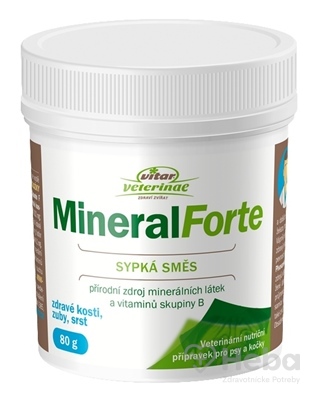 VITAR Veterinae Mineral Forte  sypká zmes 1x80 g