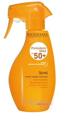Bioderma Photoderm MAX sprej na opaľovanie na citlivú pokožku SPF50+  400 ml opaľovací sprej