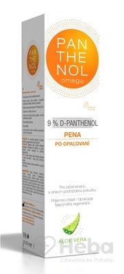 Omega Panthenol 9% pena po opaľovaní s aloe vera  150 ml pena po opaľovaní