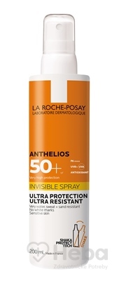 La Roche-Posay Anthelios Shaka ultraľahký opaľovací sprej pre citlivú pokožku tváre a tela SPF 50+  200 ml sprej