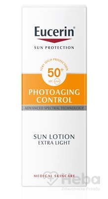 Eucerin Sun Photoaging Control mlieko na opaľovanie na všetky typy pokožky SPF50+  150 ml opaľovacie mlieko