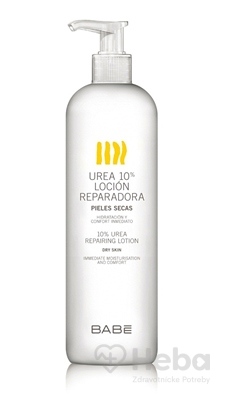 Babé Telo Urea 10 % Telové Mlieko  pre suchu pokožku (Repairing lotion) 1x500 ml