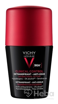 Vichy Homme Clinical Control 96H detranspirant proti zápachu  50 ml roll-on