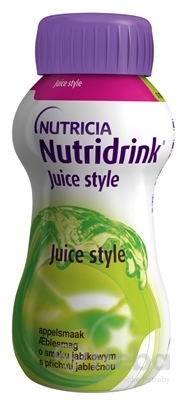 Nutridrink Juice Style  s jablkovou príchuťou (inov.2021) 4x200 ml