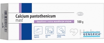 GENERICA Calcium pantothenicum masť  Emollient s extra mandľovým olejom 1x100 g