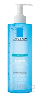 La Roche-Posay Kerium extra jemný fyziologický šampón na citlivú vlasovú pokožku  400 ml šampón