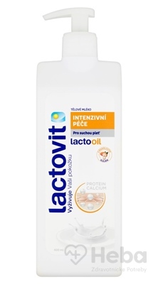 Lactovit Lactooil Telové mlieko  Intenzívna starostlivosť, na suchú pleť 1x400 ml