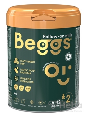 BEGGS 2 Mlieko pokračovacie 800 g 6m+