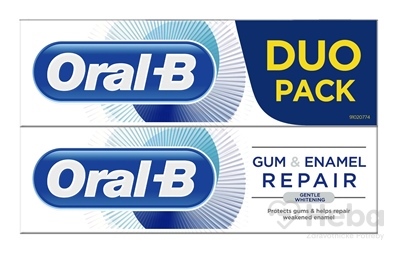 Oral B Zubná Pasta Gum&Enamel Gentle Whitening  2x75 ml zubná pasta