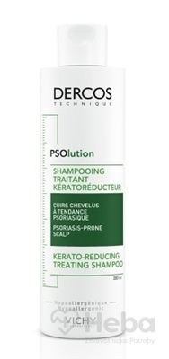 VICHY DERCOS PSOlution KERATO-REDUCING SHAMPOO  keratoredukčný šampón 1x200 ml