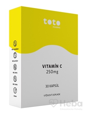 TOTO Vitamín C 250 mg  30 kapsúl