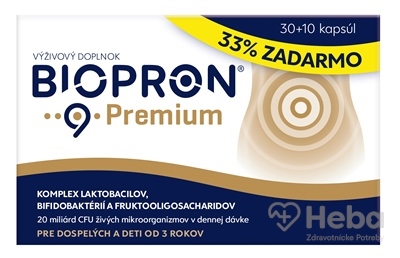 BIOPRON 9 Premium  cps 30+10 (33% zadarmo) (40 ks)