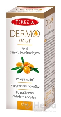 Terezia Dermo Akut sprej na regeneráciu pokožky s rakytníkovým olejom  50 ml sprej po opaľovaní