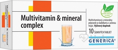 GENERICA Multivitamin & mineral complex  10 šumivých tabliet