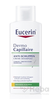 Eucerin DermoCapillaire proti suchým lupinám  šampón 1x250 ml